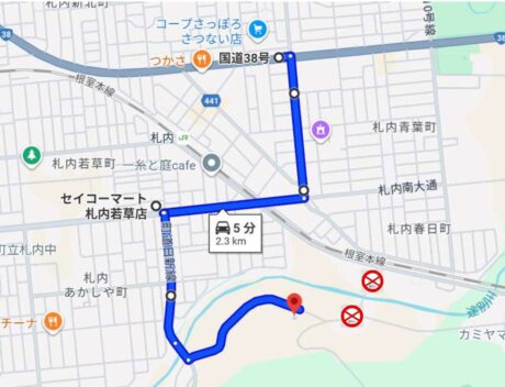 2025年9月15日～19日 通行止め規制　迂回路のご案内